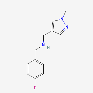 N-(4-Fluorobenzyl)-N-[(1-methyl-1H-pyrazol-4-YL)methyl]amine