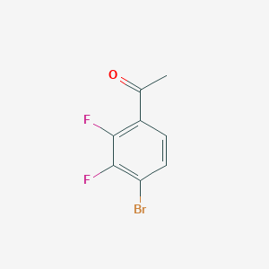 molecular formula C8H5BrF2O B3039300 4'-溴-2',3'-二氟苯乙酮 CAS No. 1007346-28-2