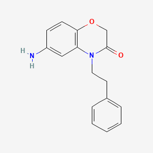 6-Amino-4-(2-phenylethyl)-2H-1,4-benzoxazin-3(4H)-one