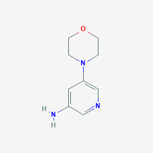 molecular formula C9H13N3O B3039304 5-Morpholinopyridin-3-amine CAS No. 1008853-90-4