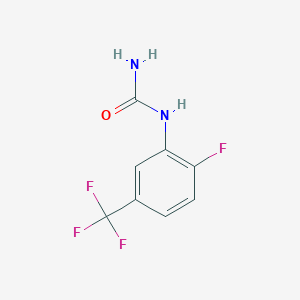 molecular formula C8H6F4N2O B3039306 2-Fluoro-5-(trifluoromethyl)phenylurea CAS No. 1009068-29-4