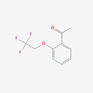 molecular formula C10H9F3O2 B3039323 2'-(2,2,2-Trifluoroethoxy)acetophenone CAS No. 1017050-36-0
