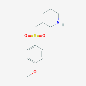 3-((4-Methoxyphenylsulfonyl)methyl)piperidine