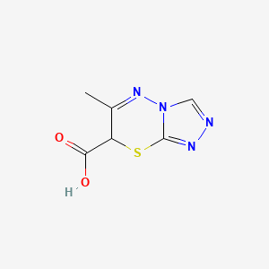 6-Methyl-7H-[1,2,4]triazolo[3,4-b][1,3,4]thiadiazine-7-carboxylic acid