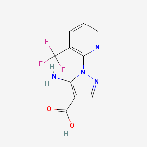 5-Amino-1-[3-(trifluoromethyl)-2-pyridyl]pyrazole-4-carboxylic acid
