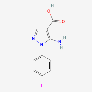 5-Amino-1-(4-iodophenyl)pyrazole-4-carboxylic acid