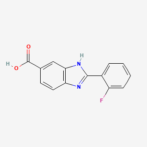 2-(2-Fluorophenyl)-1H-benzimidazole-5-carboxylic acid