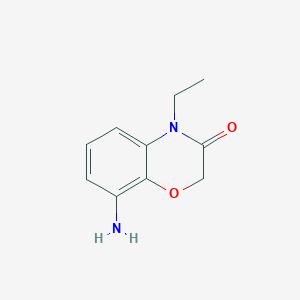 molecular formula C10H12N2O2 B3039353 8-Amino-4-ethyl-2H-1,4-benzoxazin-3(4H)-one CAS No. 1018570-11-0
