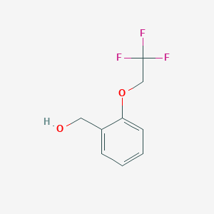 molecular formula C9H9F3O2 B3039361 2-(2,2,2-Trifluoroethoxy)benzyl alcohol CAS No. 1020970-66-4
