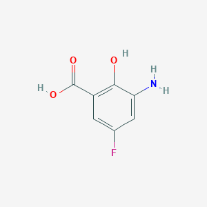 3-Amino-5-fluoro-2-hydroxybenzoic acid