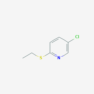 molecular formula C7H8ClNS B3039369 5-chloro-2-(ethylthio)Pyridine CAS No. 102645-38-5