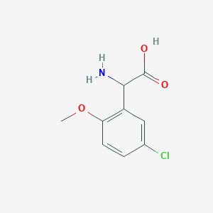 Amino(5-chloro-2-methoxyphenyl)acetic acid