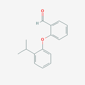 molecular formula C16H16O2 B3039406 2-(2-Isopropylphenoxy)benzaldehyde CAS No. 1036477-06-1