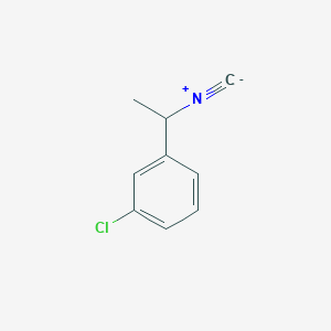 molecular formula C9H8ClN B3039412 1-(3-Chlorophenyl)ethyl isocyanide CAS No. 1041635-04-4