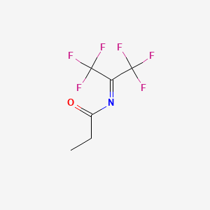 N1-[2,2,2-trifluoro-1-(trifluoromethyl)ethylidene]propanamide