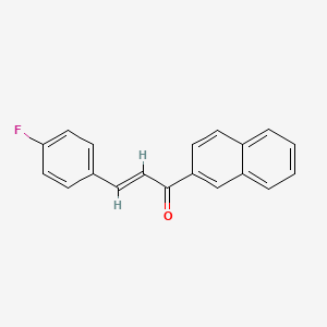 3-(4-Fluorophenyl)-1-(2-naphthyl)prop-2-en-1-one