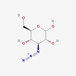 molecular formula C6H11N3O5 B3039421 3-azido-3-deoxy-D-glucopyranose CAS No. 104875-44-7