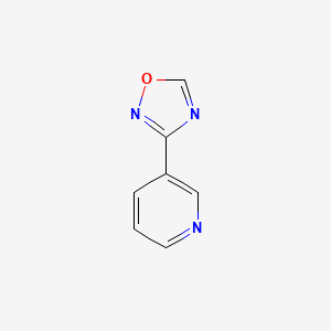 molecular formula C7H5N3O B3039431 3-(1,2,4-恶二唑-3-基)吡啶 CAS No. 10550-16-0