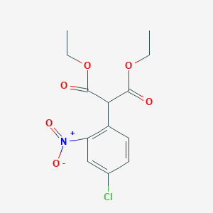 molecular formula C13H14ClNO6 B3039434 Diethyl 2-(4-Chloro-2-nitrophenyl)malonate CAS No. 10565-16-9