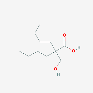 2-Butyl-2-(hydroxymethyl)hexanoic acid