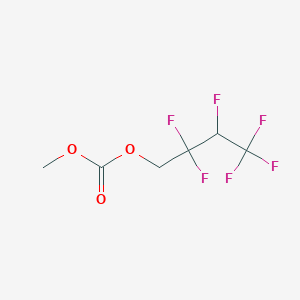 molecular formula C6H6F6O3 B3039443 2,2,3,4,4,4-六氟丁基甲基碳酸酯 CAS No. 106538-79-8