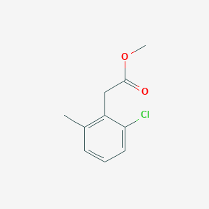 molecular formula C10H11ClO2 B3039453 Methyl (2-chloro-6-methylphenyl)acetate CAS No. 1076192-08-9