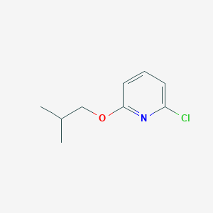 molecular formula C9H12ClNO B3039456 2-氯-6-(2-甲基丙氧基)吡啶 CAS No. 108122-43-6