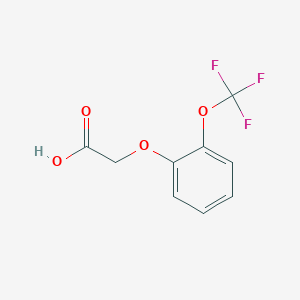 molecular formula C9H7F3O4 B3039463 2-Trifluoromethoxyphenoxyacetic acid CAS No. 1086063-22-0