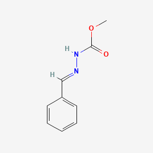 molecular formula C9H10N2O2 B3039464 methyl 2-[(E)-phenylmethylidene]-1-hydrazinecarboxylate CAS No. 1086250-01-2