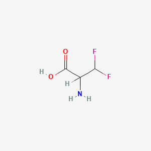 molecular formula C3H5F2NO2 B3039478 2-氨基-3,3-二氟丙酸 CAS No. 109584-01-2