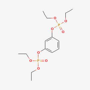 molecular formula C14H24O8P2 B3039479 (3-diethoxyphosphoryloxyphenyl) diethyl phosphate CAS No. 109592-16-7