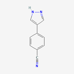 4-(1H-pyrazol-4-yl)benzonitrile