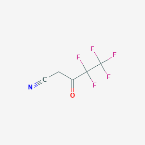 B3039486 4,4,5,5,5-Pentafluoro-3-oxopentanenitrile CAS No. 110234-69-0