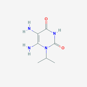 molecular formula C7H12N4O2 B3039507 5,6-二氨基-1-异丙基嘧啶-2,4(1H,3H)-二酮 CAS No. 113885-21-5