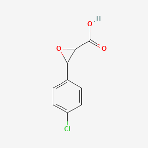 molecular formula C9H7ClO3 B3039509 3-(4-Chlorophenyl)oxirane-2-carboxylic acid CAS No. 114380-31-3