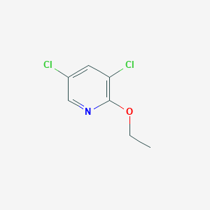 molecular formula C7H7Cl2NO B3039515 3,5-Dichloro-2-ethoxypyridine CAS No. 114755-23-6