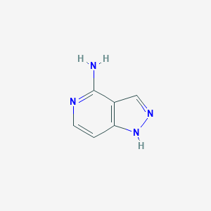 molecular formula C6H6N4 B3039523 1H-吡唑并[4,3-C]吡啶-4-胺 CAS No. 1159829-57-8