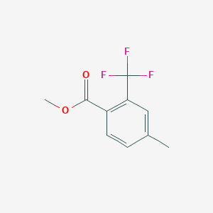 molecular formula C10H9F3O2 B3039527 Methyl 4-methyl-2-(trifluoromethyl)benzoate CAS No. 116419-93-3