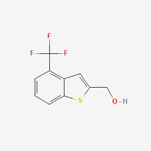 [4-(Trifluoromethyl)benzothiophen-2-yl]methanol