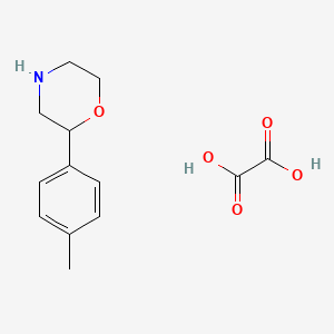 molecular formula C13H17NO5 B3039533 2-(4-Methylphenyl)morpholine oxalate CAS No. 1172006-29-9