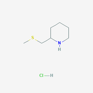 2-[(Methylsulfanyl)methyl]piperidine hydrochloride