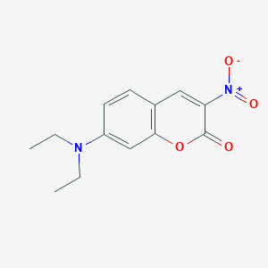 molecular formula C13H14N2O4 B3039550 7-(diethylamino)-3-nitro-2H-chromen-2-one CAS No. 118116-71-5