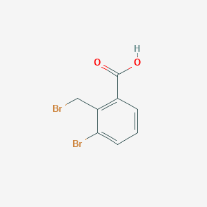 molecular formula C8H6Br2O2 B3039559 3-Bromo-2-(bromomethyl)benzoic acid CAS No. 1194354-14-7