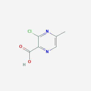 molecular formula C6H5ClN2O2 B3039562 3-Chloro-5-methylpyrazine-2-carboxylic acid CAS No. 1197232-67-9