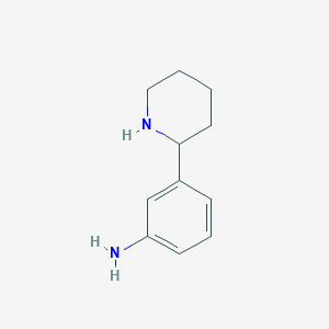 3-(2-Piperidyl)phenylamine