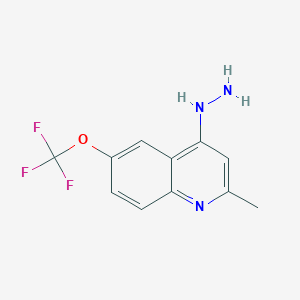 4-Hydrazinyl-2-methyl-6-(trifluoromethoxy)quinoline