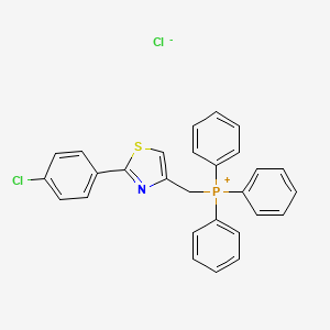{[2-(4-Chlorophenyl)-1,3-thiazol-4-yl]methyl}(triphenyl)phosphonium chloride