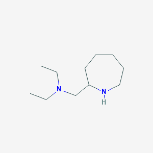 molecular formula C11H24N2 B3039583 N-(azepan-2-ylmethyl)-N-ethylethanamine CAS No. 120990-85-4