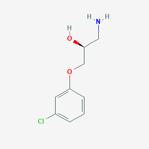molecular formula C9H12ClNO2 B3039608 (S)-1-(3-chlorophenoxy)-3-aminopropan-2-ol CAS No. 1217635-76-1