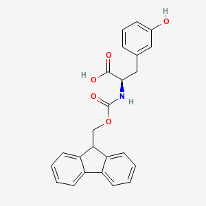 molecular formula C24H21NO5 B3039609 N-Fmoc-3-hydroxy-D-phenylalanine CAS No. 1217724-28-1